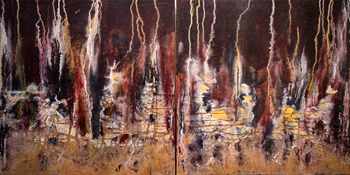 019 Ohne Titel, 2 x 80 x 80 cm, 2012, 8418-1-2012
